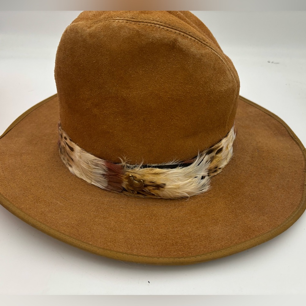 UNITED HATTERS CAP Vintage Millinery Workers Intn’l Union Deerskin Western Hat